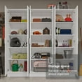 thumbnail image 6 of Madesa Garage Set 3 Pantry Storage Cabinet with 15 Utility Shelves 71"L Wooden Organization Unit for Garage - White, 6 of 11