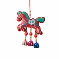 thumbnail image 1 of Abbraccia Saquito colgante festivo, caballo bordado diseño chino, bolsa auspiciosa con cascabel y borla, decoración de Año Nuevo, 1 of 6