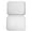 White, variant on Commercial Grade Food Tray, Stable, Easy,Grip Design, Perfect For Cafeterias  Quick Service, 35x27cm