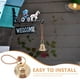 thumbnail image 3 of FOMIYES Colgante De Cobre Para Puerta Con Vintage Y Sonido Natural Dorado, 3 of 8