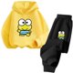 thumbnail image 3 of Conjunto de sudadera con capucha deportiva para niños y niñas de 3 a 14 años con diseño de camión Kero Keroppi de dibujos animados Kawaii, 3 of 5