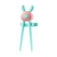 thumbnail image 2 of Walbest 1 Pair of Finger Chopsticks Cartoon Shape Hold Comfortably Plastic Lazy Assistant Easy Carry Snack Chopsticks, 2 of 7