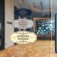 thumbnail image 2 of Signs ByLITA Victorian Entrance-Entrada Bilingual Sign (Black) - Medium, 2 of 7