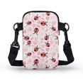 thumbnail image 2 of HELLHERO Christmas Bells Polyester Adjustable Crossbody Bag Double Deck Travel Double Zipper, 2 of 7