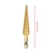 thumbnail image 1 of Juego de brocas escalonadas Broca escalonada HSS Broca escalonada HSS, Broca escalonada de acero de alta velocidad Broca escalonada, Broca escalonada Placa de hierro delgada Placa de PVC(3-12mm) Unbranded GS05198-01, 1 of 5