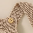 thumbnail image 6 of SHTXOZHI Newborn Infant Baby Boy Girl Clothes Sleeveless Knit Romper Toddler Cute Jumpsuit, 6 of 7