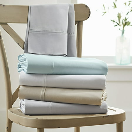 Fall Sheet Sets Better Homes & Gardens 300 Thread Count Solid Organic Arctic White Full Bedding Sheet Set ()