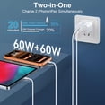 thumbnail image 3 of Cargador rápido Charger Auorld USB C de 60 W para iPhone 17 Pro Max, 3 of 7