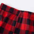 thumbnail image 5 of Onlypjs Family Matching Christmas Pajamas Sets – Holiday Red Plaid Long Sleeve Tops & Pants for Women, Men, Couples, 5 of 6