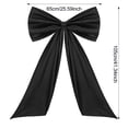 thumbnail image 5 of Sylvtty Large Satin Bow Decoration Birthday Party Room Backdrop Decor Giant Wall Bow for Baby Shower Bridal Shower Graduation Wedding Bachelorette Party Supplies, 5 of 7