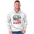 thumbnail image 3 of Troll Face You Mad Trollface Meme Hoodie Sweatshirt Women Men Brisco Brands L, 3 of 6