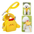 thumbnail image 1 of Pechera Arné Mascotas Correa Ajustable Cómoda Con Mochila Xtellar amarillo, 1 of 4