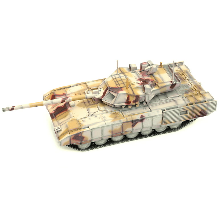 Russian T14 Armata MBT (Main Battle Tank) Multi-Desert Camouflage Armor  Premium Series 1/72 Diecast Model by Panzerkampf
