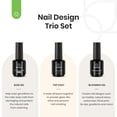 thumbnail image 2 of Set de gel para uñas Beetles Blooming Gel y capa superior base que no se limpia, 3 unidades, 2 of 9