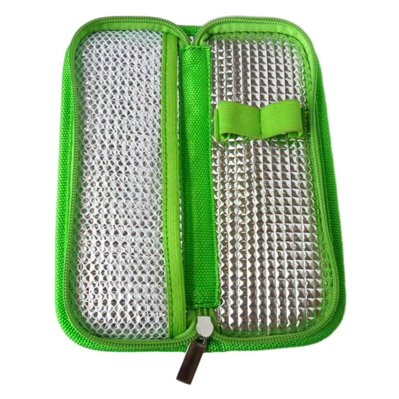 Bolsa de refrigeración aislante, Protector de forro aislante de papel de aluminio, bolsa de almacenamiento de aislamiento protectora práctica, paquete Verde Salvador enfriamiento de viaje