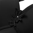 thumbnail image 6 of VISALY Sports Bras for Women Bralettes for Women Full Coverage Support Bras for Older Women Lift No Underwire Seamless T-Shirt Bra Comfortable Lightly Padded No Show Bra Basic Lift Bras Black M, 6 of 6