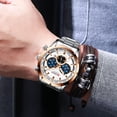 thumbnail image 3 of Curren Luxury New Mens Stainless Steel Band Wristwatches For Men Casual Fashion Quartz Clock Mens Chronograph Watch With Date - Quartz Wristwatches, 3 of 6