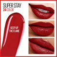 thumbnail image 3 of Superstay 24h Color de labios - 025 Mantenga la llama por Maybelline para mujeres - 0.14 oz de lápiz labial Maybelline Maybelline, 3 of 9