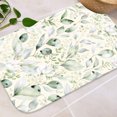 thumbnail image 6 of Soft Sage 16x24 Flannel Bath Mat for Bathroom, Anti-Slip Backing Soft Bathroom Rug, Washable Water Absorbent Mat, 6 of 9