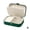 Green, variant on Leather Jewelry Storage Box - 11.5*16.5cm, Double-Layer Design, Portable for Rings, Necklaces, Earrings - Wholesale Price