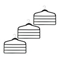 thumbnail image 6 of RENACLIPY 3-Pack Space Saving Multi-Layer Pants Hangers, Black ABS Closet Organizers for Efficient Storage, 6 of 8