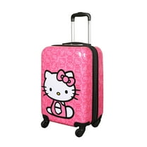 Hello Kitty Sitting Character Pink 20" Adult ABS Luggage