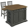 thumbnail image 1 of Homestyles Americana Wood Kitchen Island Set in Gray, 1 of 3