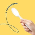 thumbnail image 5 of Staples Perk Plastic Spoon Medium-Weight White PK56400, 5 of 7
