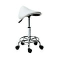 thumbnail image 6 of SalonMore Rolling Swivel Salon Stool,Saddle Massage Spa Salon Stool White, 6 of 7