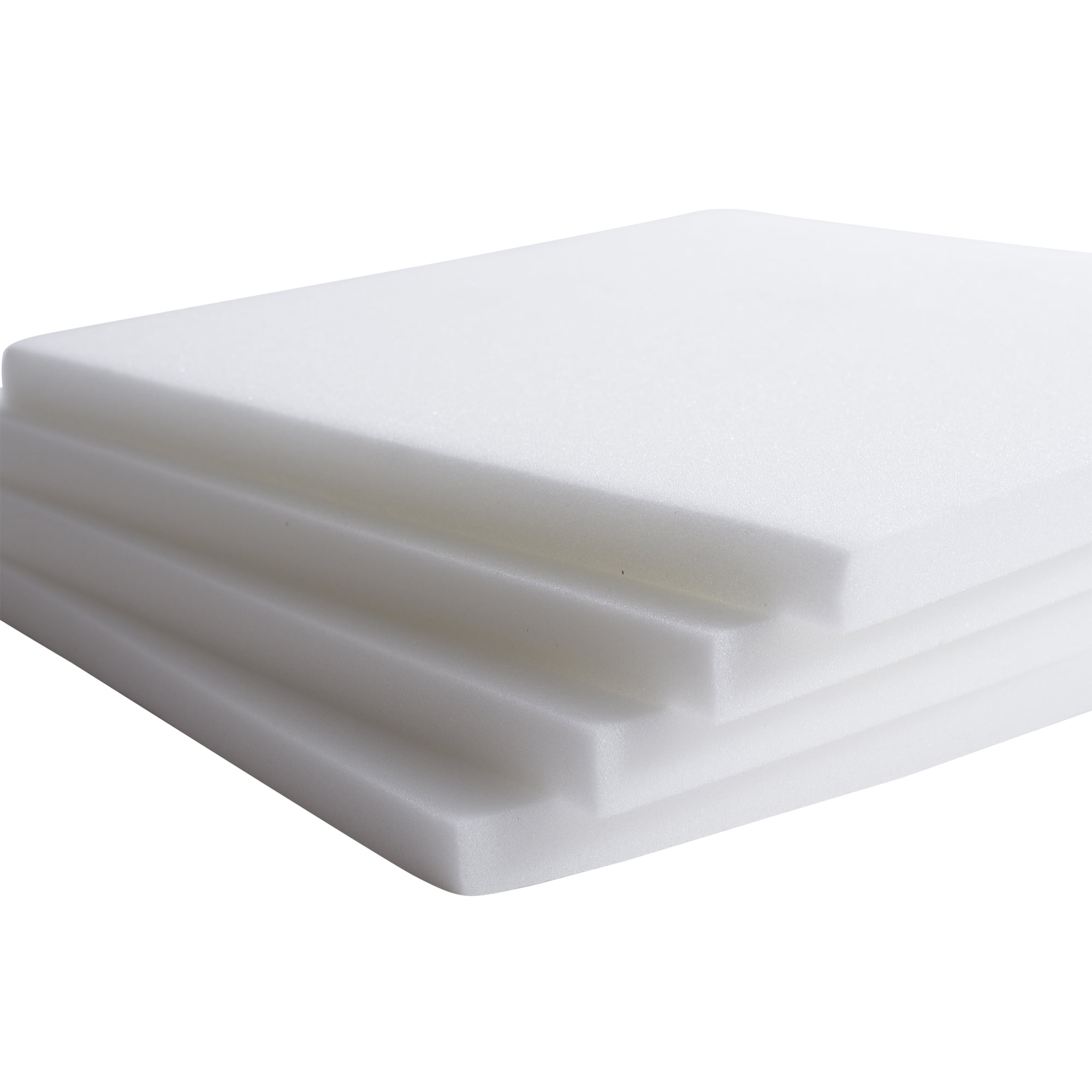 Fairfield Project Foam Pad, Soft, Durable, and Supportive Foam Padding for Seat Cushions, Bedding, Comfy Pet Beds, 100% Polyurethane Craft Foam, 16" x 16" x 1" Thick, Pack of 4