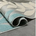thumbnail image 6 of Well Woven Dorado Mariah Modern Floral Beige Indoor/Outdoor High-Low Pile 2'3" x 7'3" Runner Rug, 6 of 6