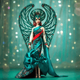 thumbnail image 4 of Barbie Signature Bob Mackie Barbie Doll 2024 Holiday Angel Collection, 4 of 8