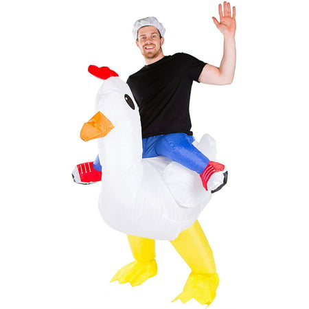 Inflatable Chicken Adult Farm Animal Costume size O/S