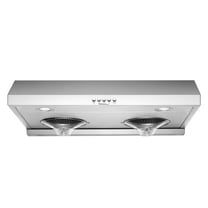 Hauslane Chef Series C100 30-inch Under Cabinet Range Hood, Stainless Steel, Energy Efficient LED, 6 Inch Duct