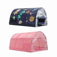 thumbnail image 3 of Kids Bed Tent - Canopy House for Single Bed, Indoor Playhouse for Children, Breathable Sleeping Tent with Mesh, 3 of 5