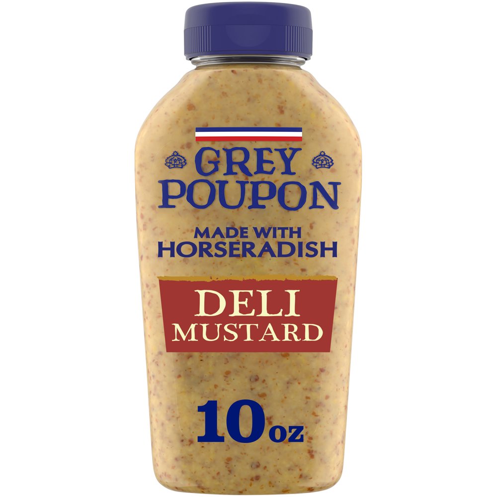 Grey Poupon Deli Dijon Mustard with Horseradish, 10 oz Bottle Walmart