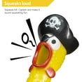 thumbnail image 6 of Novelty Place Pirate Style Squawking Chicken Dog Toys - 12 Inches Yellow Squeeze Squeaky and Screaming Chicken for Pets or Kids, 6 of 6