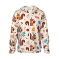 thumbnail image 1 of Fotbe Forest Squirrel Nuts Chaqueta con Protección Solar UPF 50+ para Hombre y Mujer, Camisa con Capucha y Bolsillos-Medium, 1 of 7