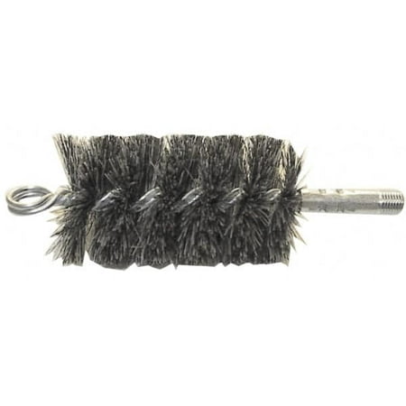 

Schaefer Brush 4-1/2 Brush Length 1 Diam Fiber Single Stem Single Spiral Tube Brush 8 Long Tampico Fibre 1/4 NPSM Male Connection