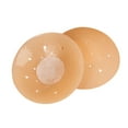 thumbnail image 2 of HNMKIU Wireless Bras Thin Nipple Pads Women's Silicone Nipple Cover With Breathable Hole Self Nipple Cover With Nipple 8cm, 2 of 3