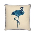 thumbnail image 1 of Navy Blue Flamingo With Polyester Insert Pillow, 1 of 1