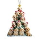 thumbnail image 2 of Golden Retrievers With Hat Tree Ornament, Christmas Pet Ornament, Cute Golden Dog Decor, Festive Home Decoration, Xmas Office Shelf Accent, Small Size, Wooden Base, For Bedroom, 2 of 9