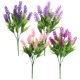 thumbnail image 1 of KAKOWELY 4 piezas de plantas de lavanda falsas con tallos de lavanda realistas, ramos de flores, arreglos florales decorativos, 1 of 4