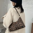 thumbnail image 6 of Skymirror Women Cow Dot Leopard Print Faux Leather Handbag Tote Underarm Shoulder Bag, 6 of 8