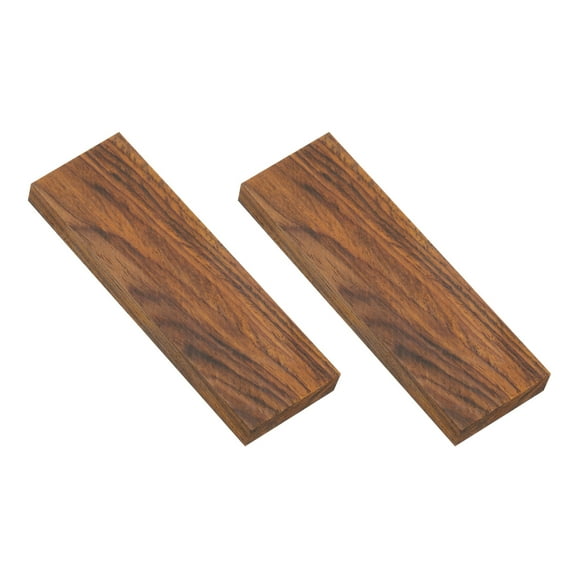 Uxcell 2 Pcs Hardwood Lumber Natural Exotic Woods for DIY Crafts, Brown Red