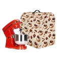 thumbnail image 4 of FOR U DESIGNS Coffee Cup Chocolate Stand Mixer Cover Portable Mixer Dust Covers Multi Pockets for Various Kitchen Appliance Accessories Dust Cover with Top Handle and Pocket - S, 4 of 8
