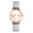 Silver, variant on Women's Stretch Strap Watch: Sparkly Butterfly Arabic Numeral Dial Elastic Band Watch - Casual
