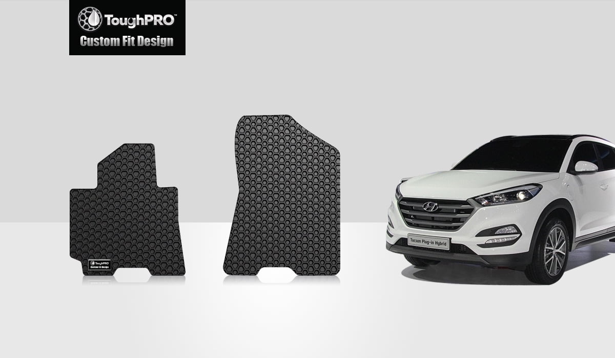 Hyundai Tucson 2015-Onwards Fully Tailored Carpet Car Floor Mats Black 4pc 