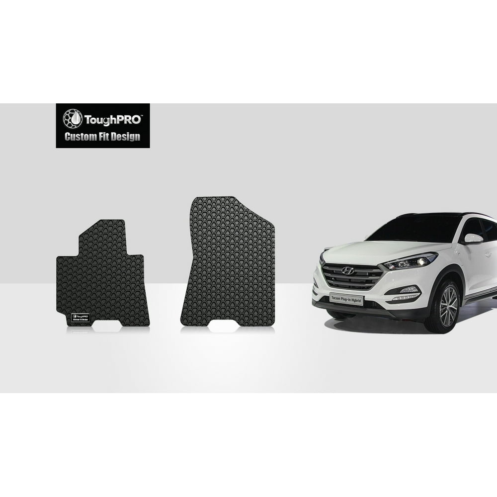 ToughPRO HYUNDAI Tucson Two Front Mats All Weather Heavy Duty