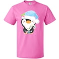 thumbnail image 3 of Inktastic Cute Christmas Penguin in Blue Hat T-Shirt, 3 of 5